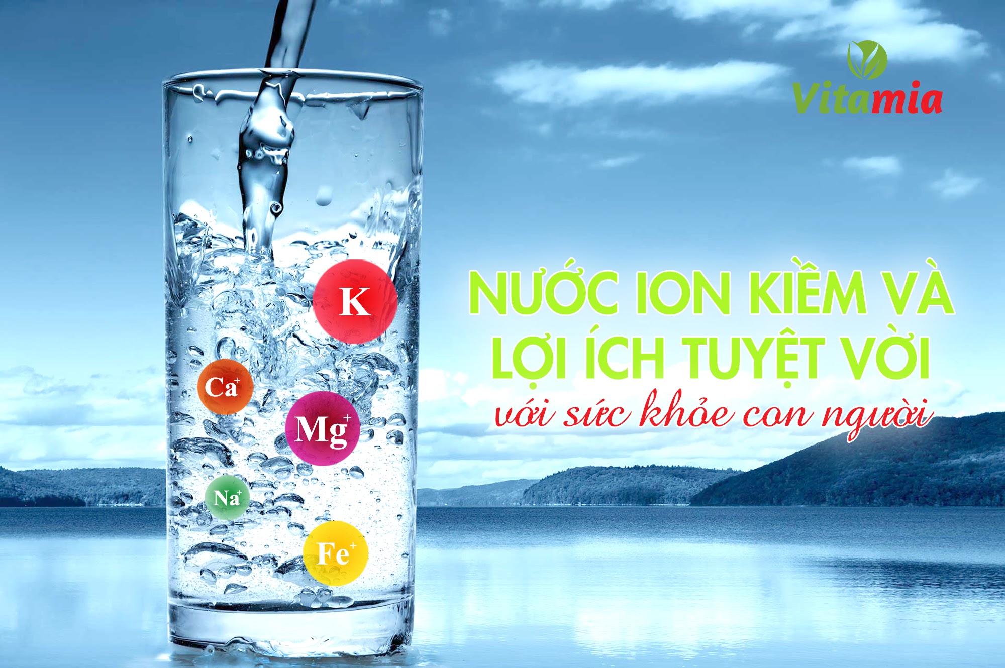 Uống nước Kangen (ion kiềm) để ngăn ngừa bệnh tật